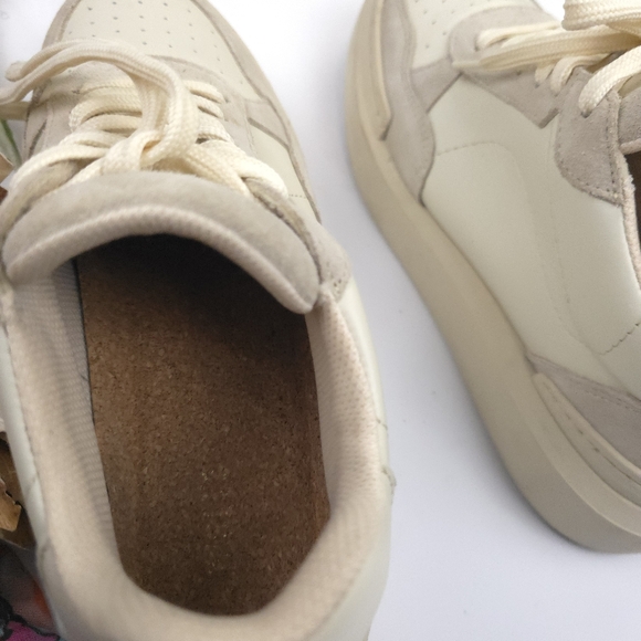 Maeve Women's Cream Platform Sneakers Size 39 - Picture 10 of 12